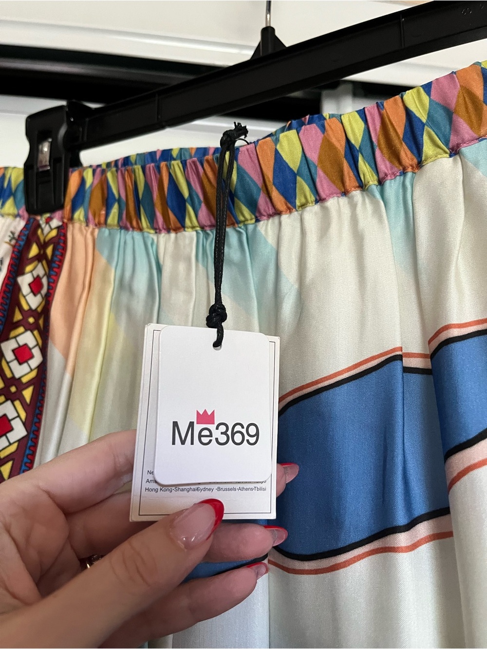 Me369 Vanessa Nautical Printed Midi Skirt - Picture 8 of 10